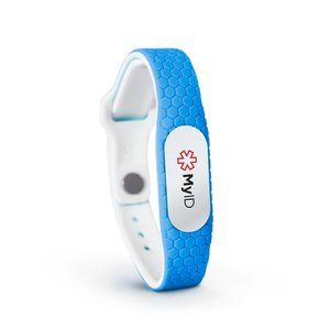 MyID Hive Band w/ Silver MyID Pod - Blue S|M